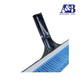 Close-up of 3020 | A&B 24" Commercial Wide Nylon Blue Brush showing vibrant blue bristles for pool cleaning, by Discount Pool Mart.