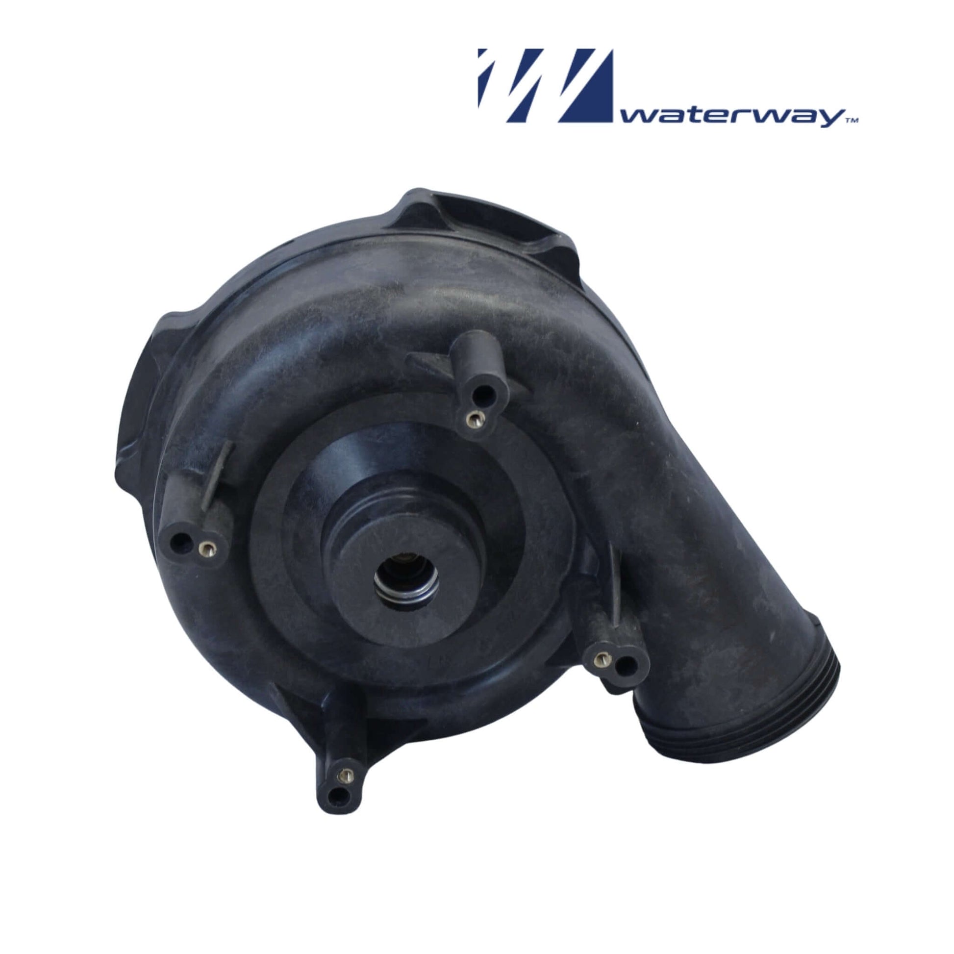 310-1880 | Waterway 1.5HP 2" Executive Pump Wet End, black volute housing for spa and pool, compatible with DPM pool supplies.