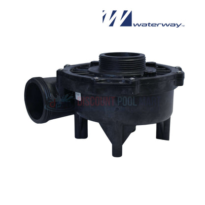 310-1880 | Waterway 1.5HP 2" Executive Pump Wet End, black assembly with 2" ports for spa and pool compatibility at Discount Pool Mart.