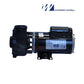 3421821-1A | Waterway 4.5HP Executive Pump 2 Speed showing side view, featuring 48-frame motor for spa systems. Discount Pool Mart.