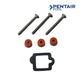 Pentair pool replacement hardware kit with screws, rubber grommets, and gasket for swimming pool maintenance, SKU 356922Z.