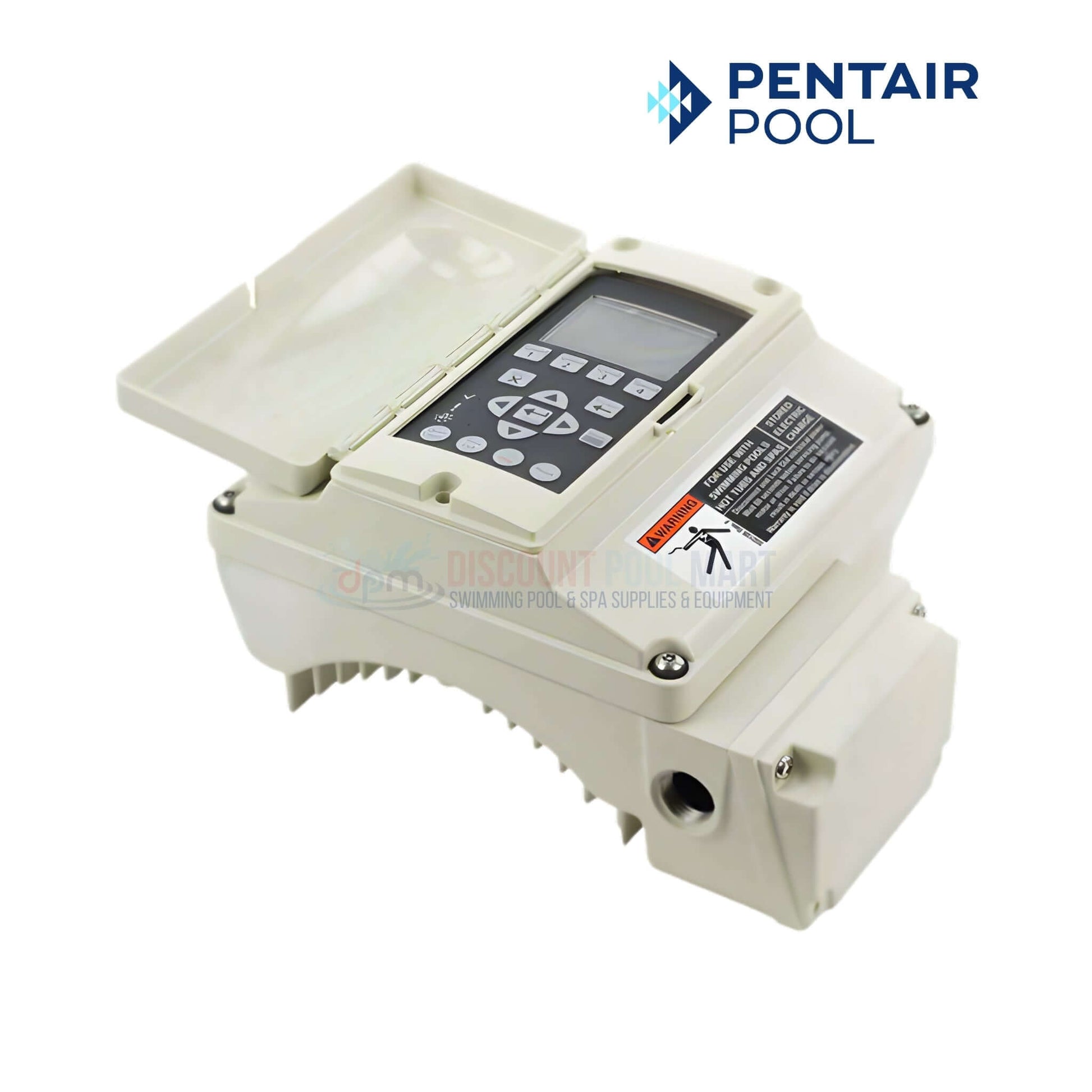 Pentair 357521Z | Pentair IntelliFlo/Pro XF VSF Drive & Keypad Kit in white, featuring keypad display and protective cover.
