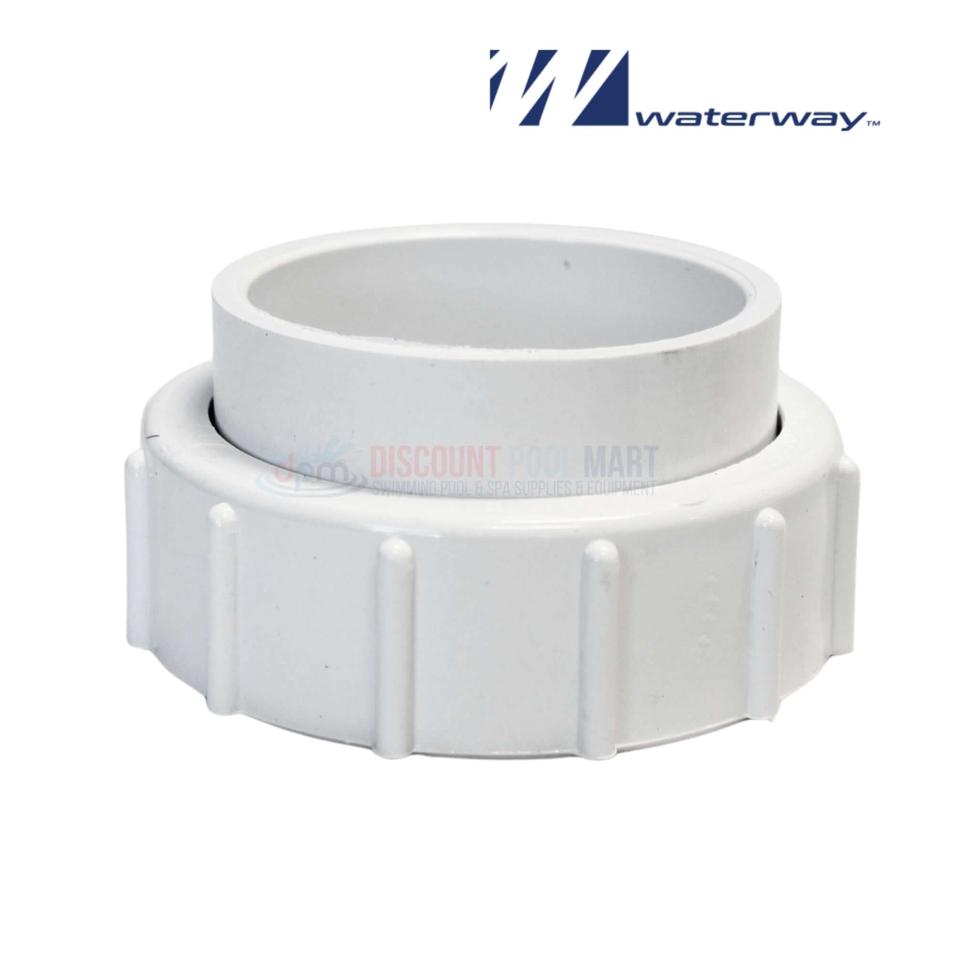 400-6010 | Waterway 2.5" x 2.5" Pump Union in white, suitable for pool supplies from Discount Pool Mart.