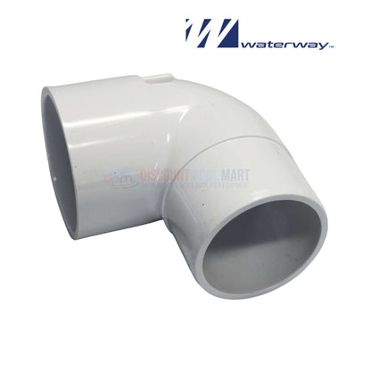 411-5080 | Waterway 90 Degree Street Elbow 2" x 2" in white PVC from Discount Pool Mart, ideal for pool supplies and plumbing.