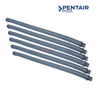 Pentair Great White & Dorado Sectional & Leader Hose 41200-0130 graphed, five gray hoses aligned, perfect for pool supplies, Discount Pool Mart.