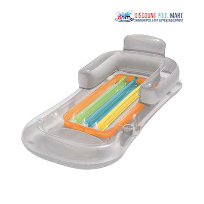 H2O GO Designer Fashion Lounge inflatable pool float with colorful paddles, SKU 43028E - available at Discount Pool Mart DPM.