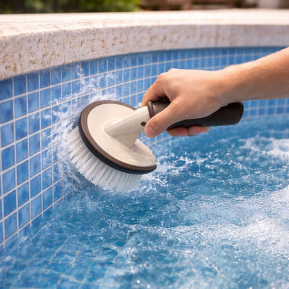 WB15CB | Kokido Spa Brush with Nylon Bristles & Telescopic Pole Connection