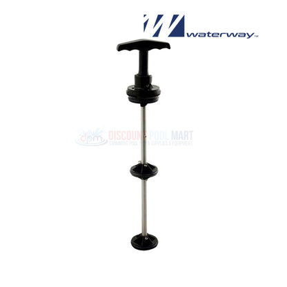 500-1600 | Waterway Slide Valve Piston Shaft from Discount Pool Mart, showing black plastic and metal components for pool supplies.