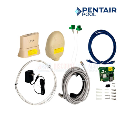 Pentair 523557 IntelliCenter Wi-Fi Wireless Link Kit with transceivers, cables, and attachments for pool automation. Discount Pool Mart.