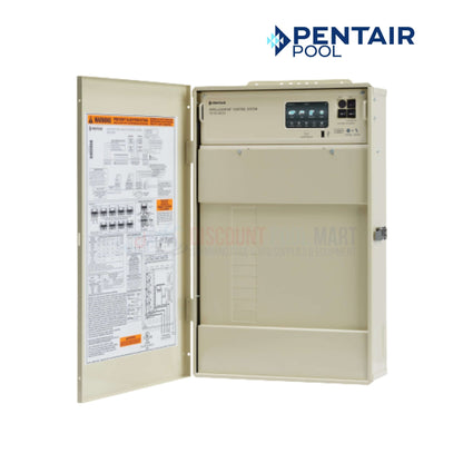 Pentair 523964 IntelliCenter i5PS Control System with IC40, beige load center, designed for efficient pool automation, Discount Pool Mart.