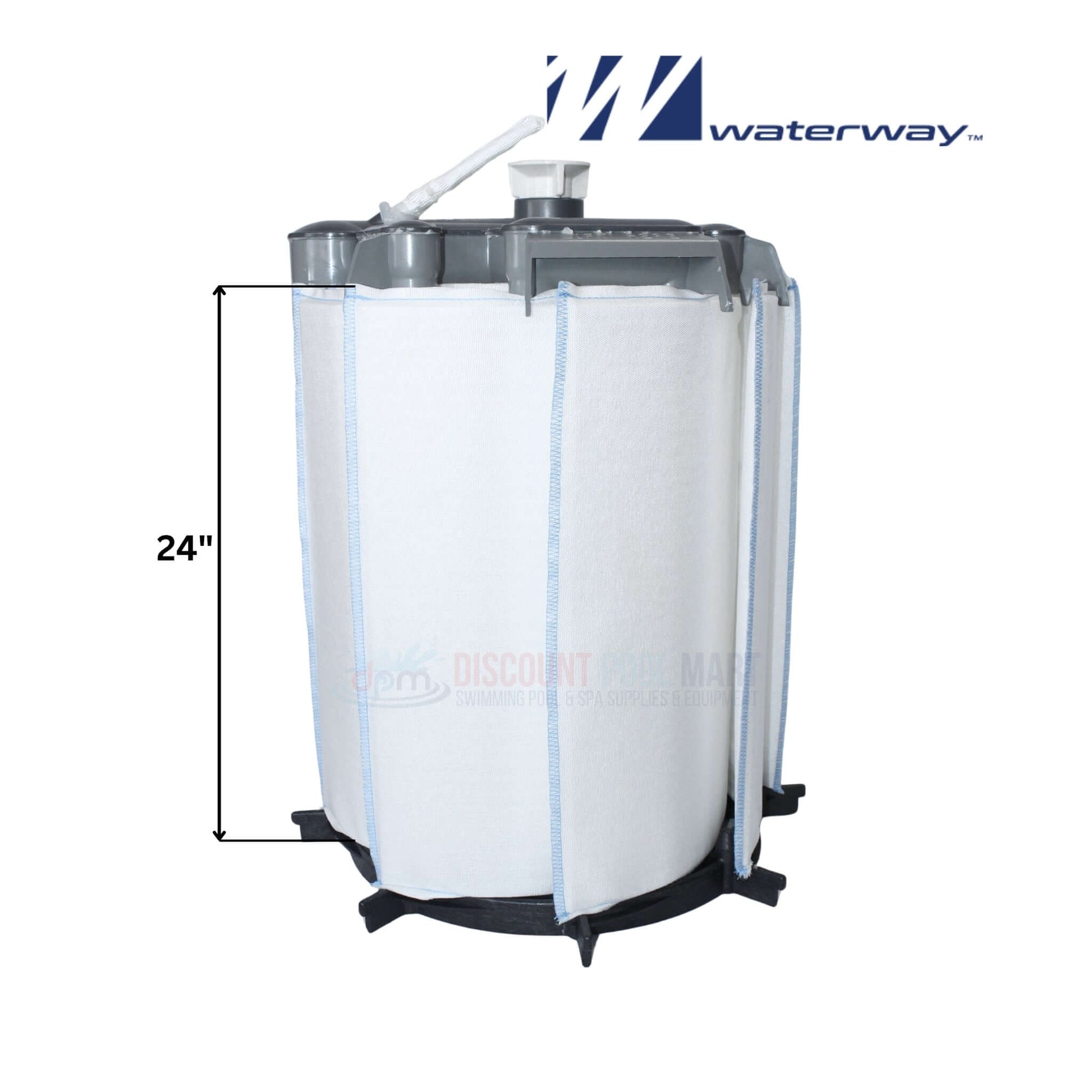 Waterway Crystal Water DE Filter Element Cluster 550-4120, 24 inches tall, efficient pool filtration from Discount Pool Mart.