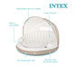 INTEX Canopy Island Inflatable Pool Float features detachable sunshade, large backrest, cup holders, SKU 58292EP, Discount Pool Mart DPM.
