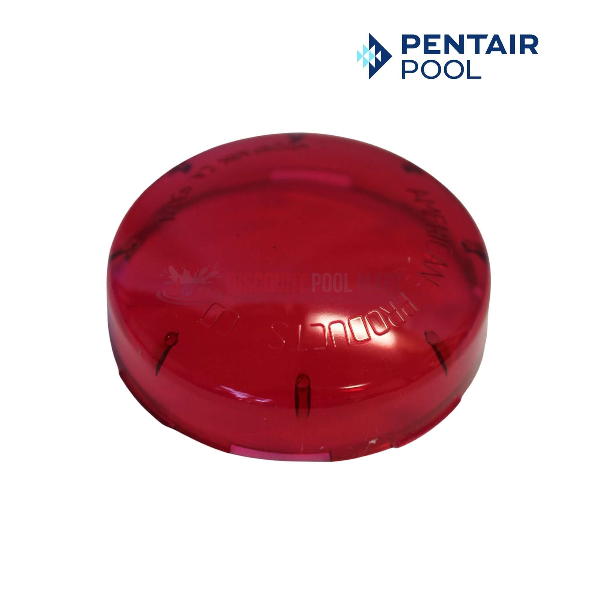 650019 | Pentair Color Lens Cover Kit 6- Pack for SpaBrite red lens showing sleek design for vibrant pool lighting by Discount Pool Mart.
