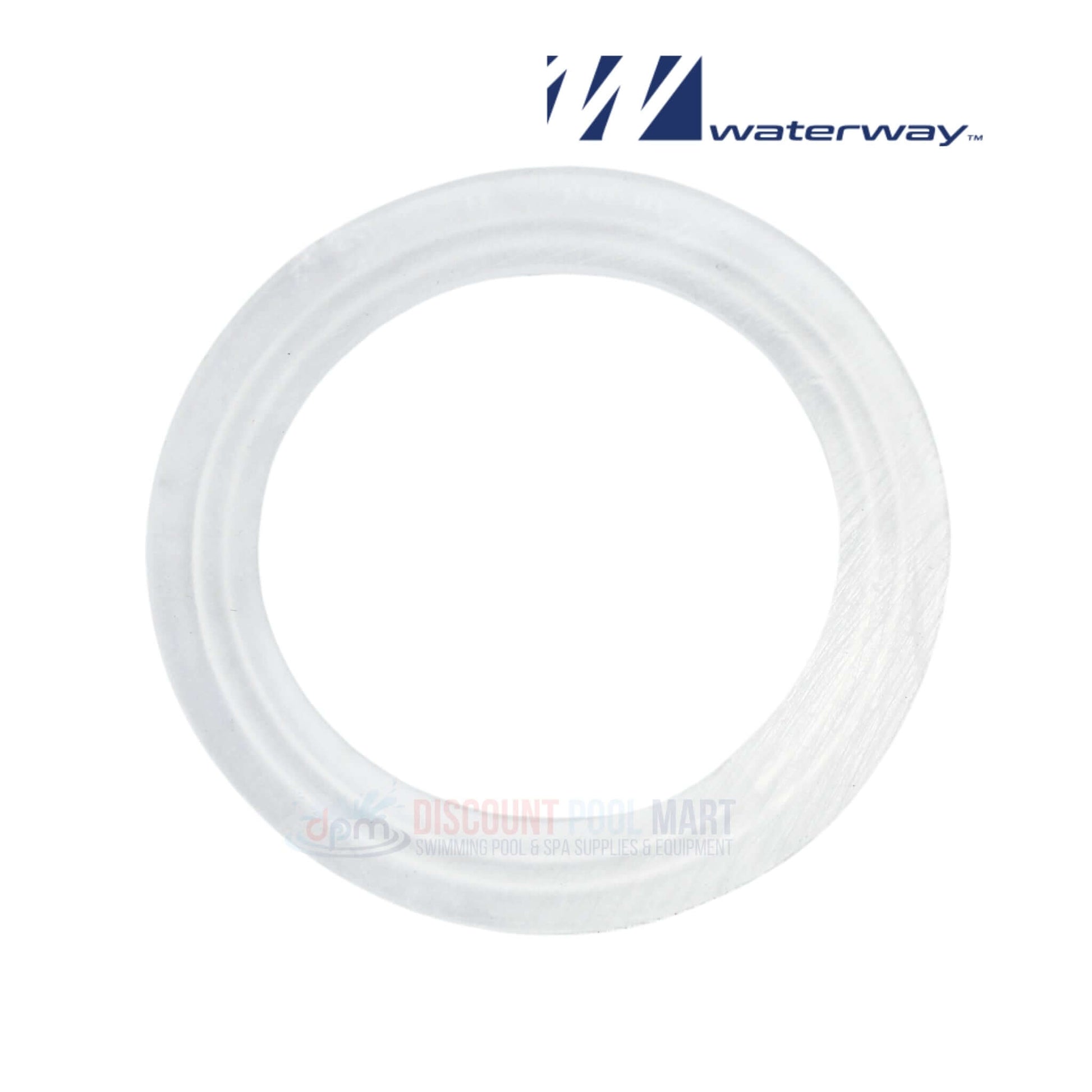 711-4030 | Waterway Heater Union Gasket O-Ring | 2" clear ribbed gasket for pool/spa heater union applications. Discount Pool Mart.