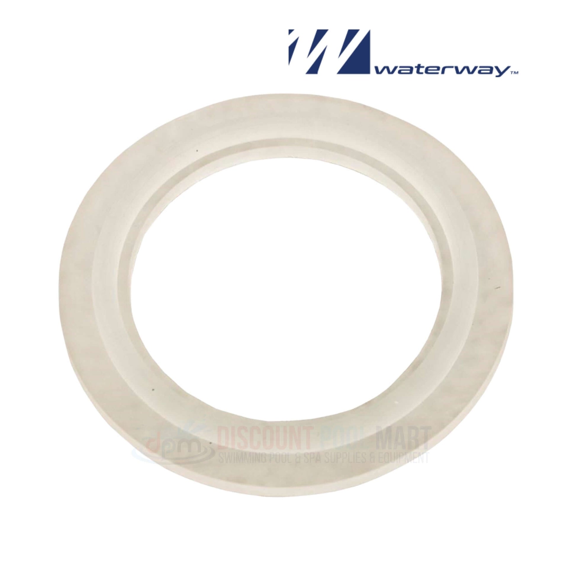 711-4200 | Waterway CrystalWater 2.5" Beveled Bulkhead Gasket with clear design, ideal for pool supplies from Discount Pool Mart.