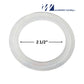 711-6020 | Waterway 2.5" Heater & Pump Union Gasket, white ribbed seal, ideal for pool supplies at Discount Pool Mart.