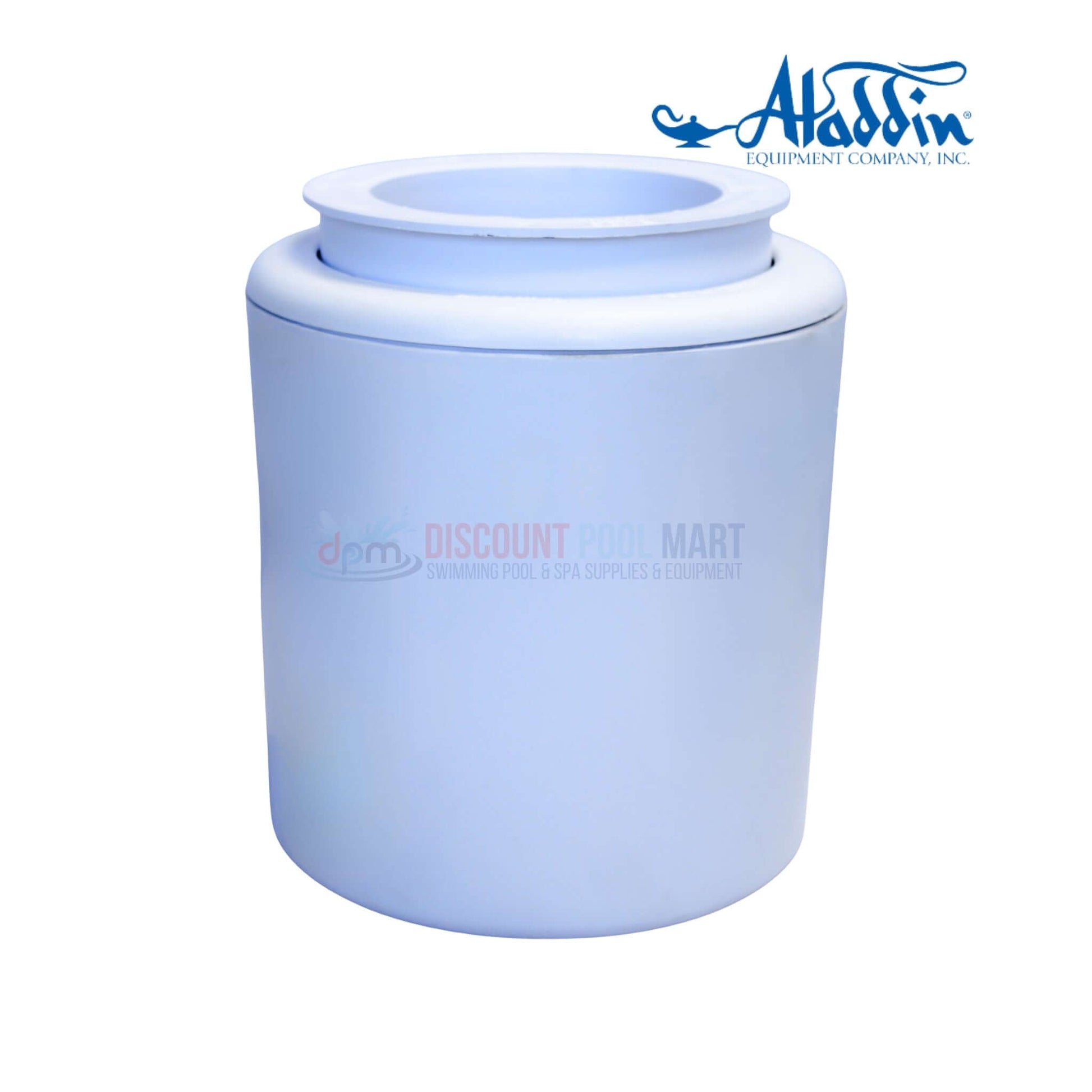 750/750B | Aladdin No Niche Complete Pond Skimmer shown in white; durable HIPS/ABS material from Discount Pool Mart, ideal for pool supplies.