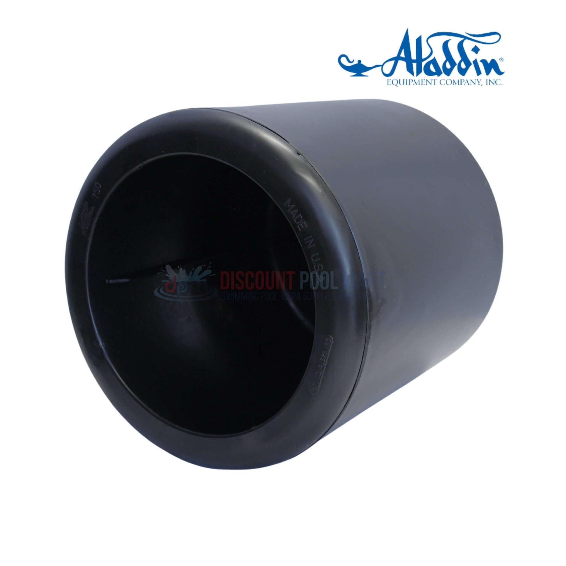 750/750B | Aladdin No Niche Complete Pond Skimmer shown in durable black plastic, ideal for efficient skimming. From Discount Pool Mart.