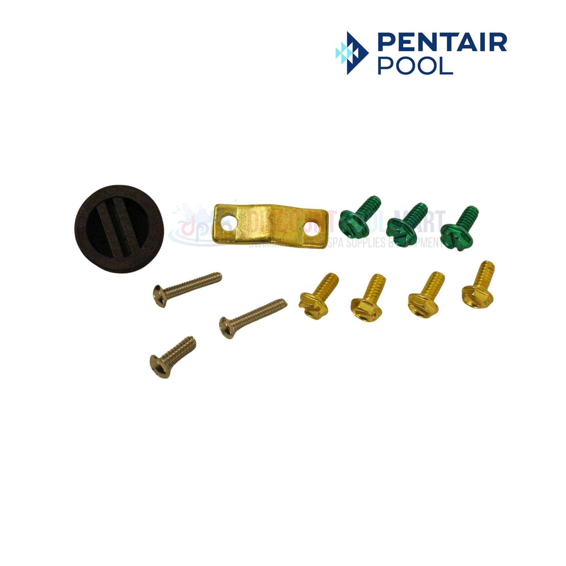 Pentair 78310600 | Brass Junction Box For Lights | 3 Port with screws and connectors for pool installations
