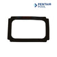 78310600 | Pentair 3/4" Brass Junction Box For Lights | 3 Port shown from top angle, black rubber gasket, ideal for pool and spa light installations.
