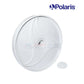 Polaris Double Sided Wheel 9-100-1008 shown from above, white color, designed for Polaris 360 & 380 cleaners from Discount Pool Mart.