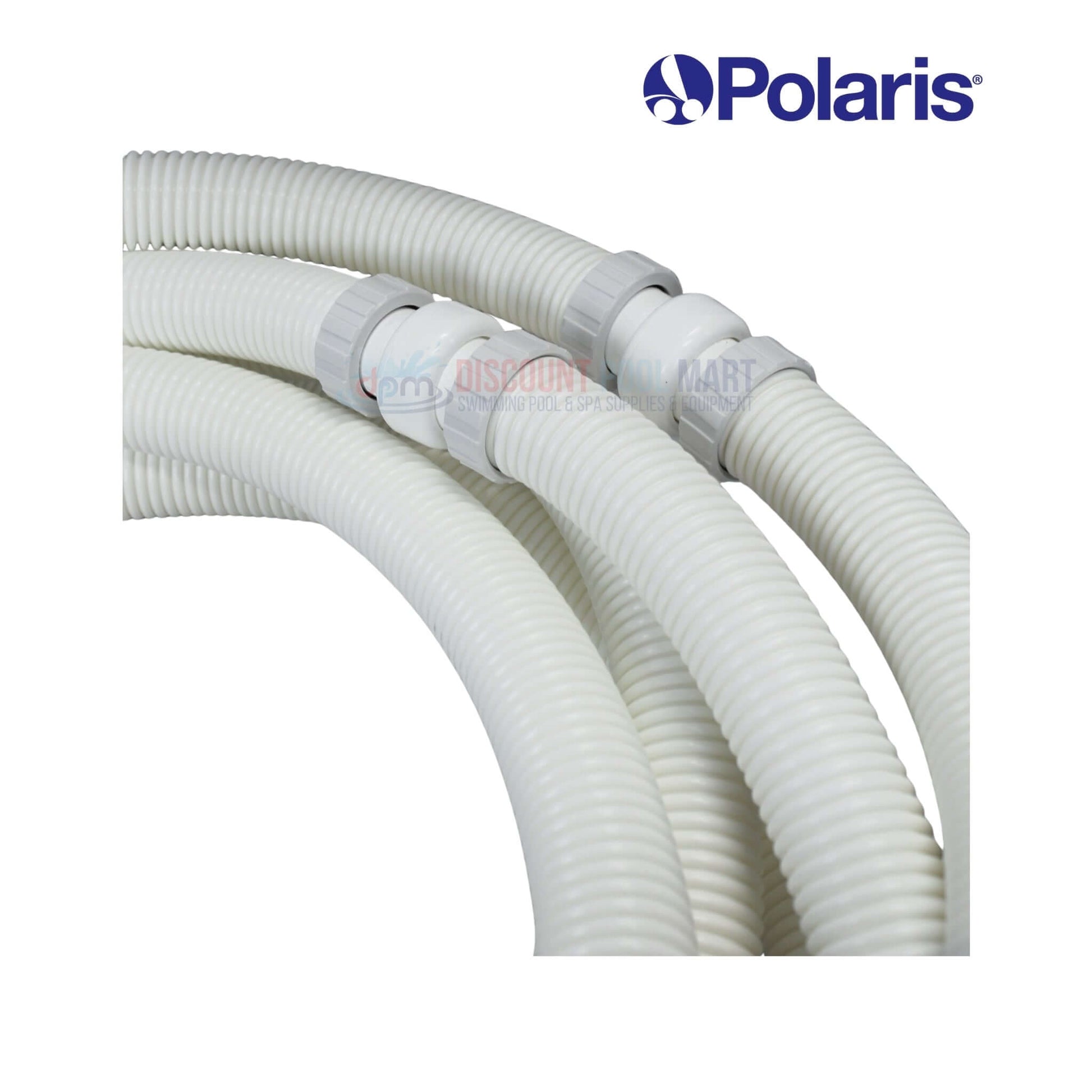 Polaris 9-100-3100 | Polaris 360 Cleaner Feed Hose with white corrugated sections, perfect for pool maintenance from Discount Pool Mart.