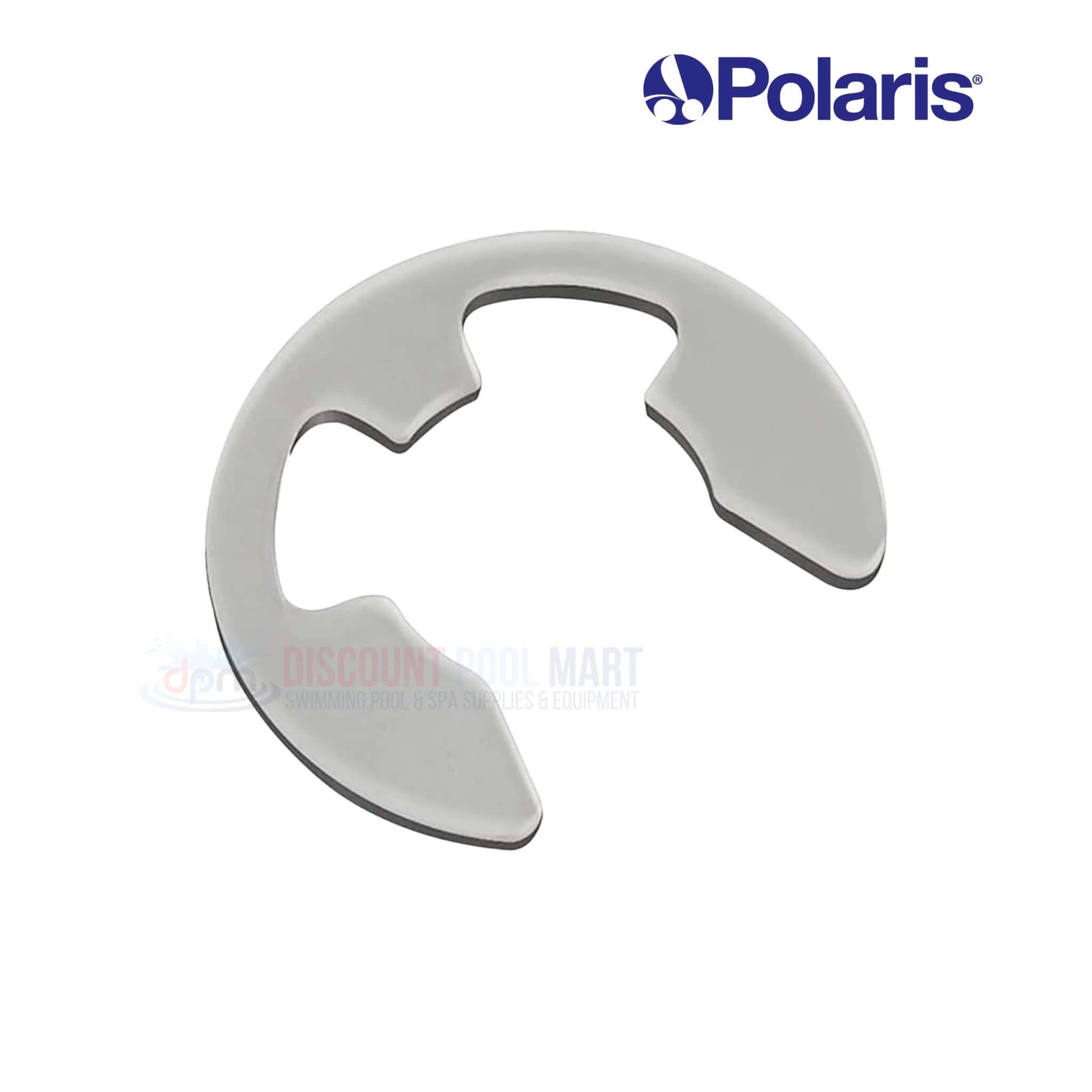 Polaris stainless steel E-Clip 9-100-5110 from Discount Pool Mart, ideal for pool maintenance, durable and corrosion-resistant.