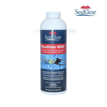 90265SKR | SeaKlear PhosKlear 4000 Phosphate Remover 32oz bottle, clear water, swimming pool supplies from Discount Pool Mart.