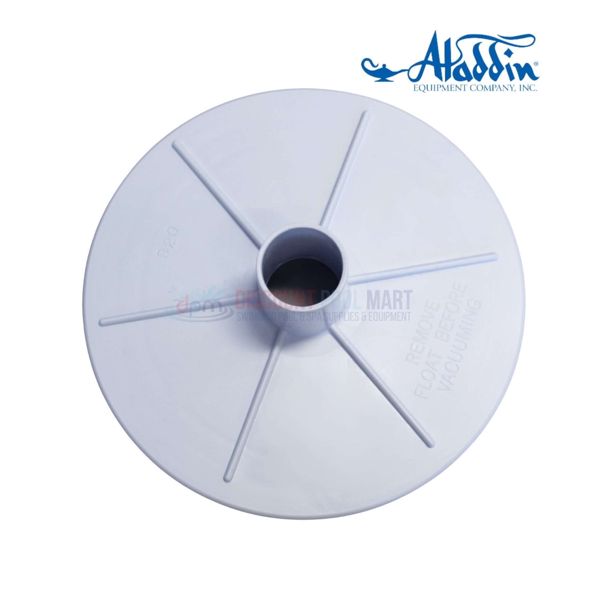 920-0 | Aladdin Vac Plate For Pentair Admiral Skimmer in white. Ideal for pool cleaning, from Discount Pool Mart.