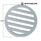 Swimables Deck Drain Cover | Gray | 3" | SW-95-990