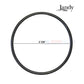 A0120200 | Jandy AquaPure PLC1400 & PLC700 PVC Cell Plug from Discount Pool Mart, 27/8" diameter, durable black PVC.