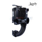 A0553645 | Jandy DEL48/60 2" Side Mount Multiport Valve in black with clear viewing port, ideal for pool filter systems at Discount Pool Mart.