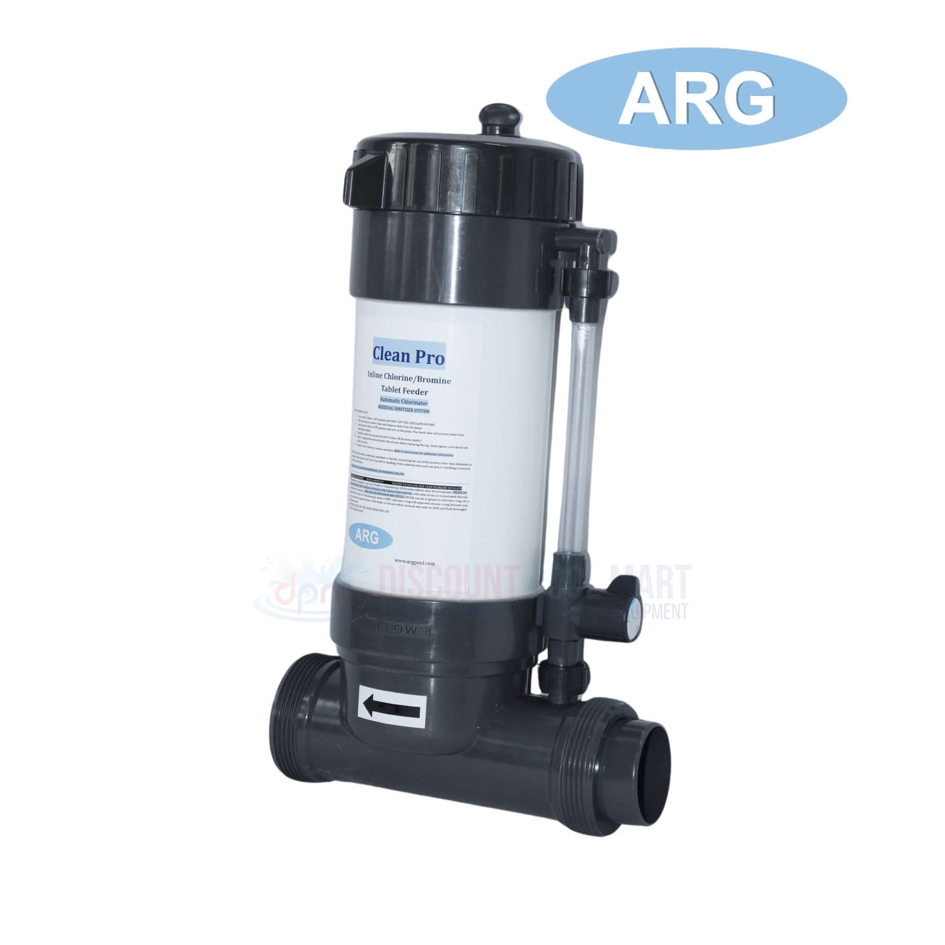 ARG In-Line Chlorinator CIV00 for variable speed pumps, offered by Discount Pool Mart, ensuring optimal pool water sanitation.