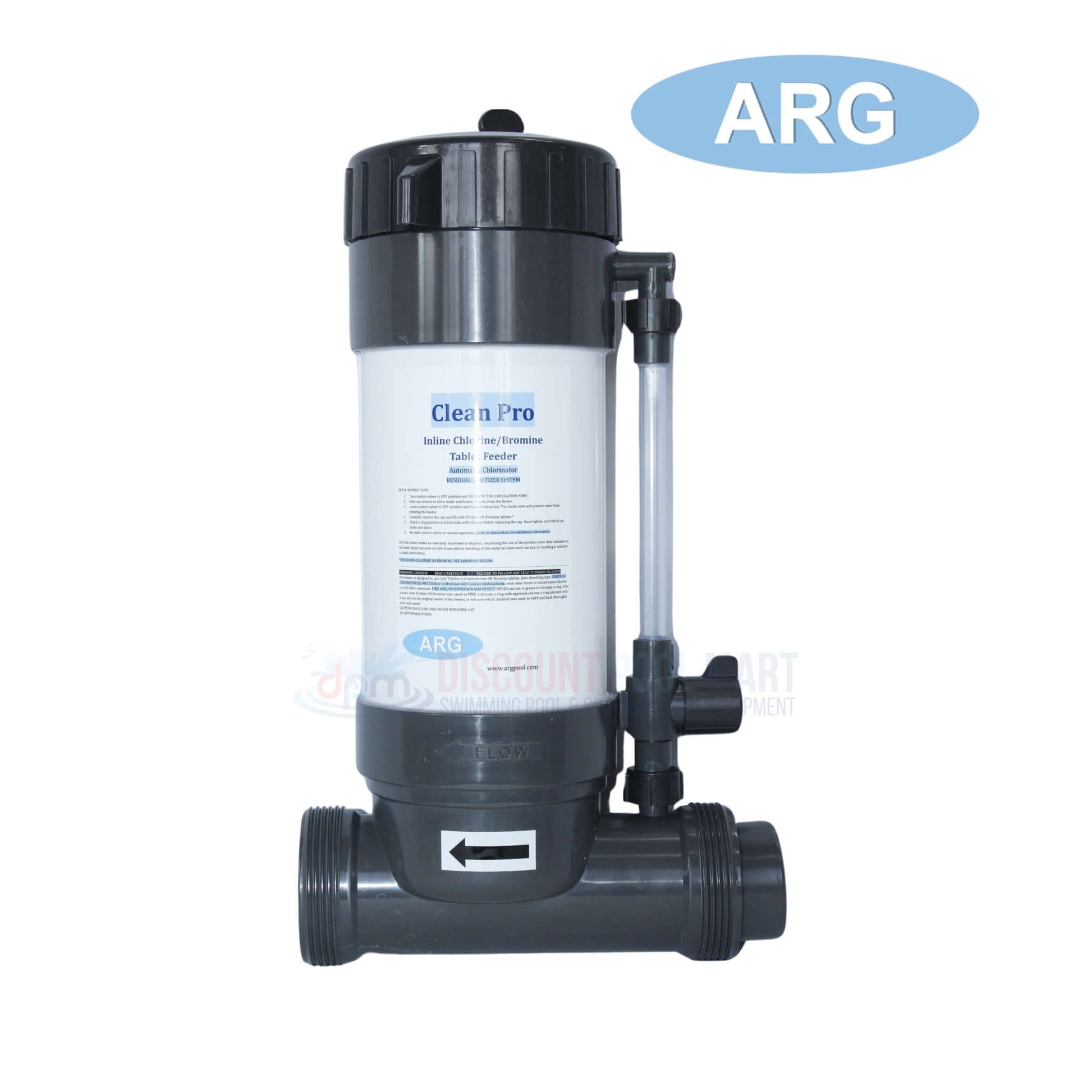 ARG In-Line Chlorinator CIV00 for Variable Speed Pumps at Discount Pool Mart DPM, designed for efficient chlorination.