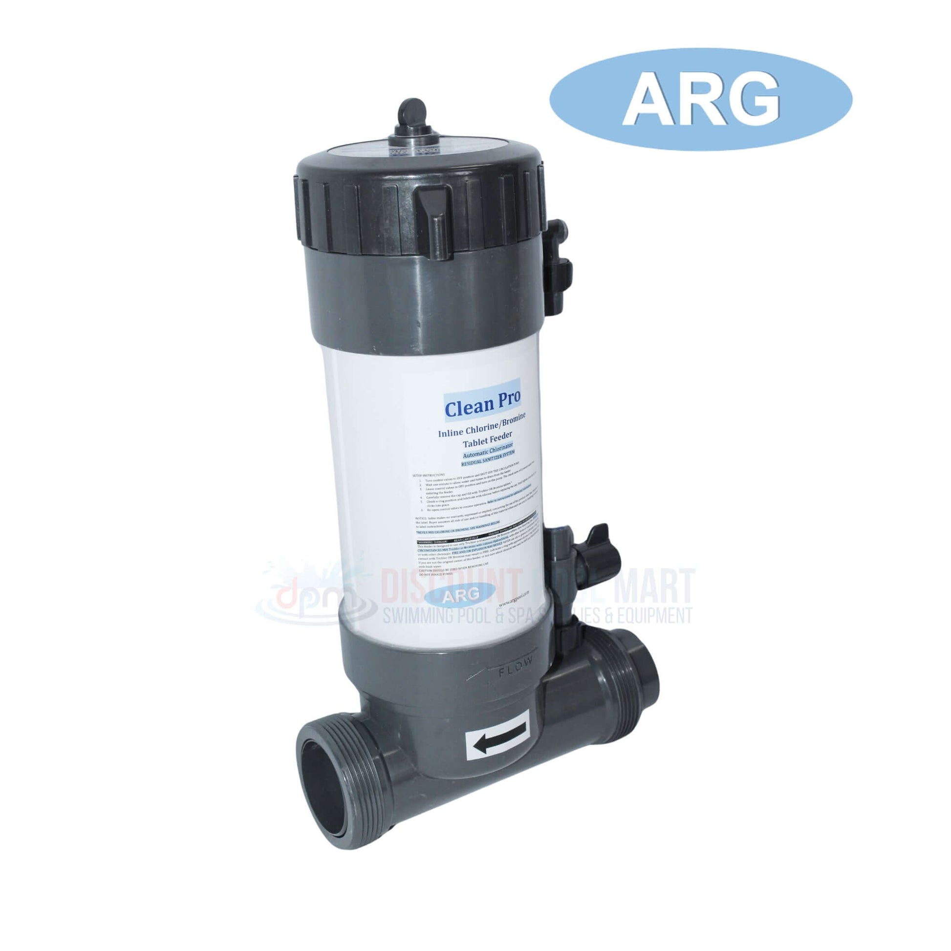 ARG In-Line Chlorinator CIV00 for variable speed pumps at Discount Pool Mart, ensuring efficient chlorine dispersion.