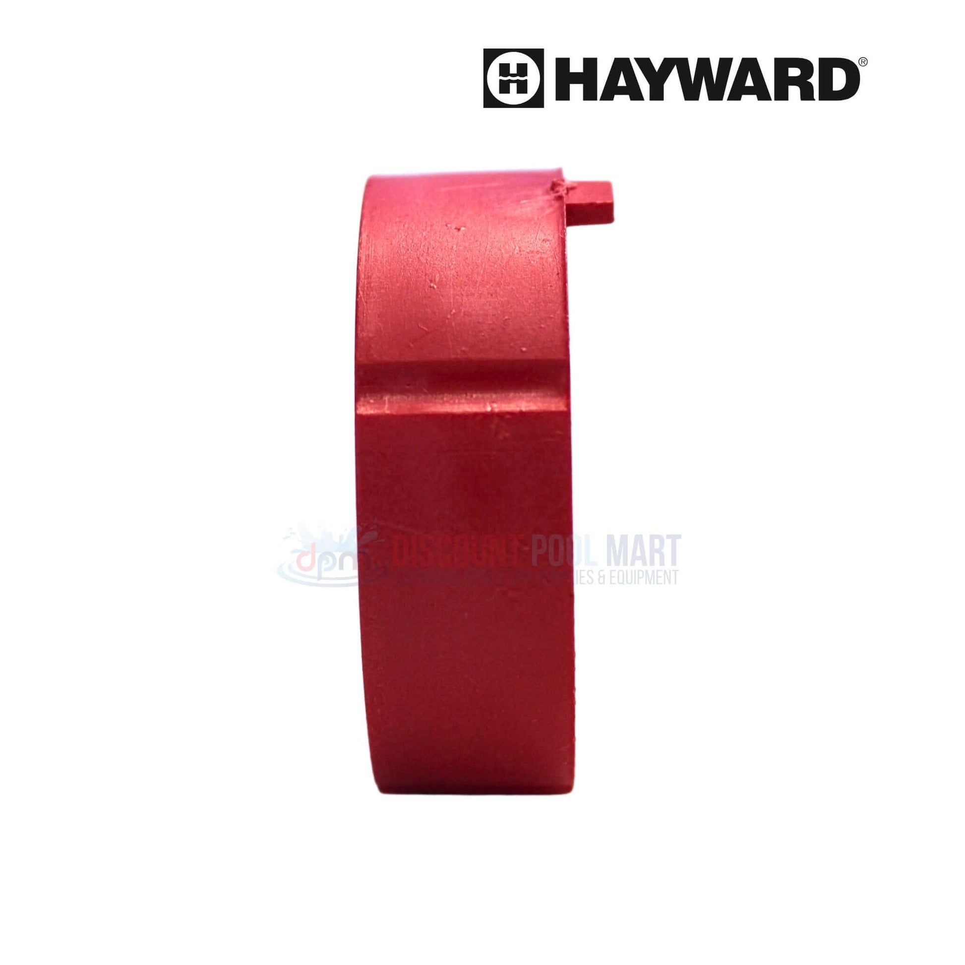 AXV306 | Hayward Cone Gear Bushing in red, side view, designed for pool cleaners, available at Discount Pool Mart.