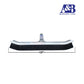 A&B 18" Heavy-Duty Curved Pool Brush with black nylon bristles from Discount Pool Mart DPM for efficient cleaning.