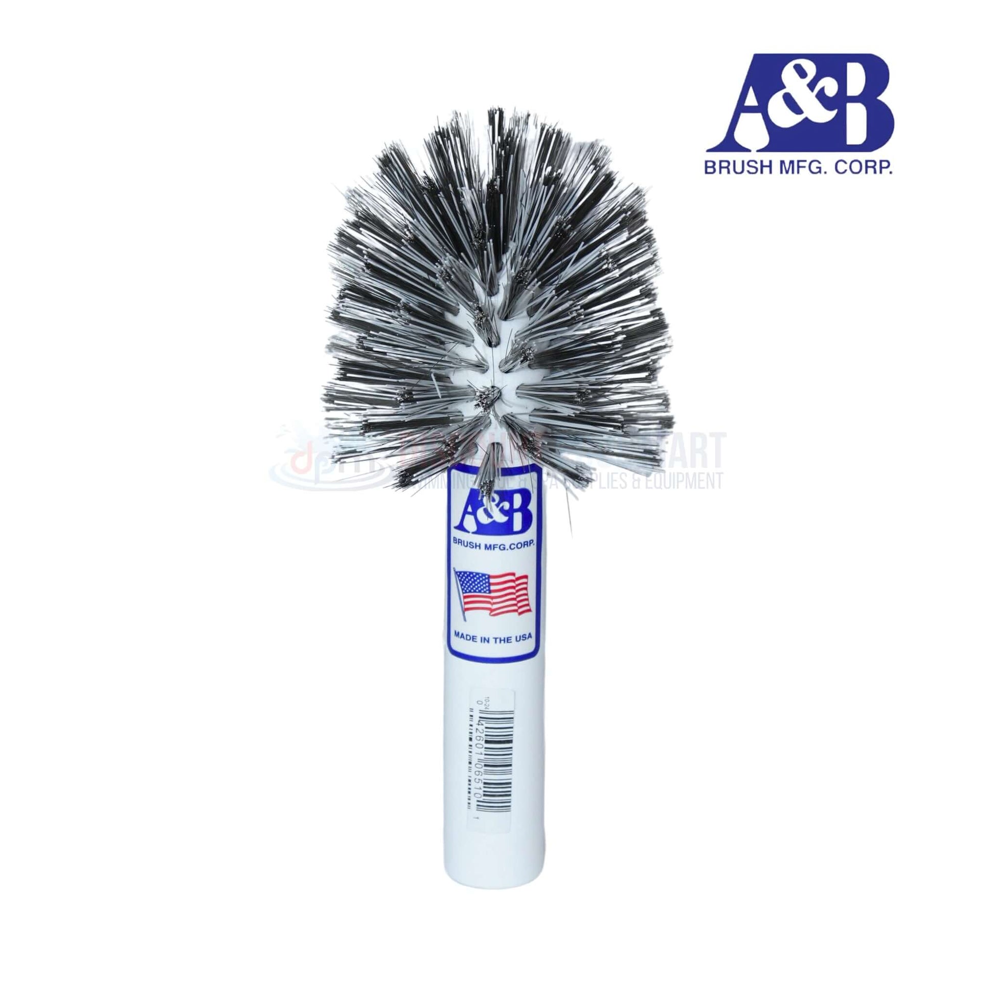 A&B Combo Corner Brush 6510 with stainless steel and nylon bristles, from Discount Pool Mart DPM.