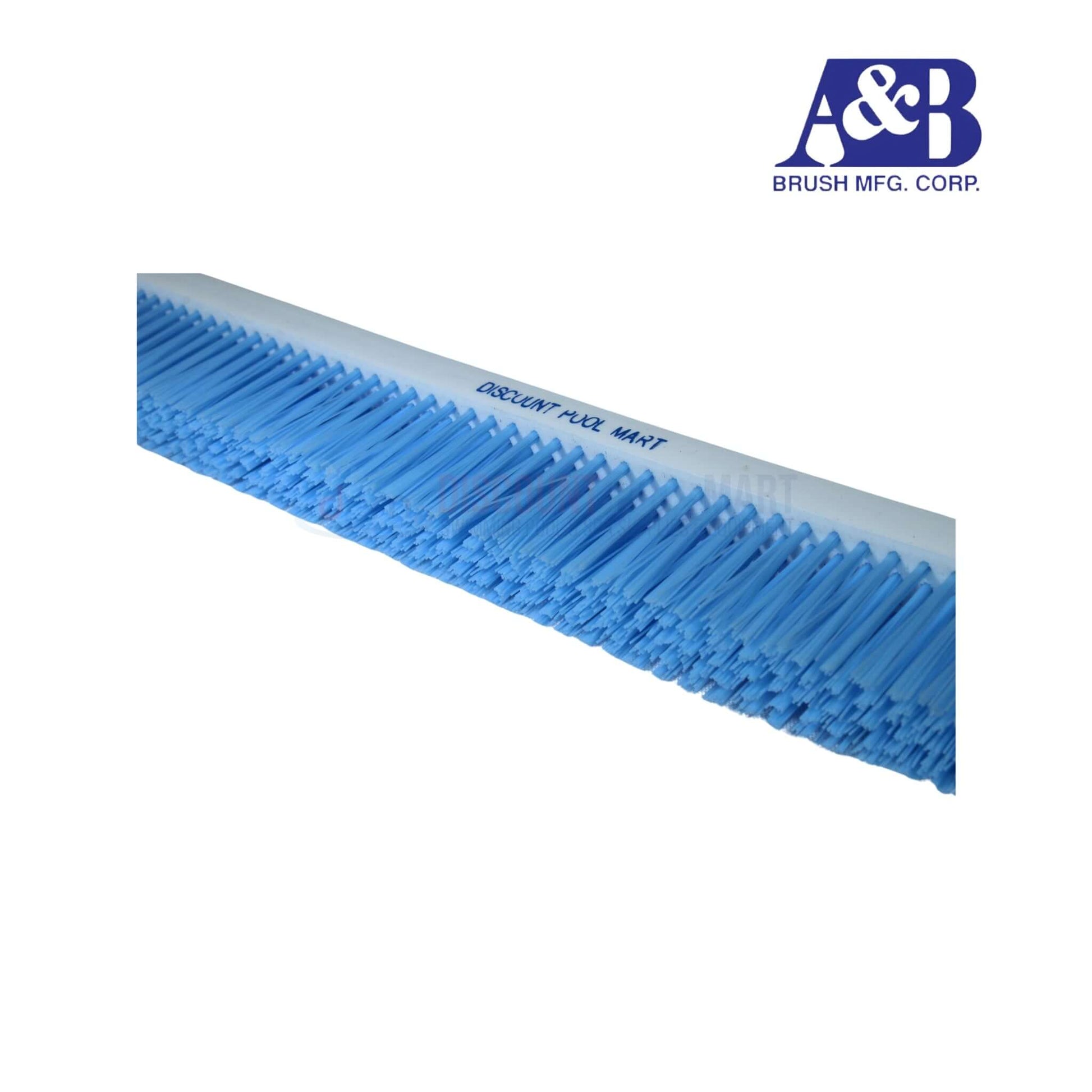 A&B 24-inch Curved Commercial Wall Brush 3020-R by Discount Pool Mart DPM, featuring durable nylon bristles for pool cleaning.