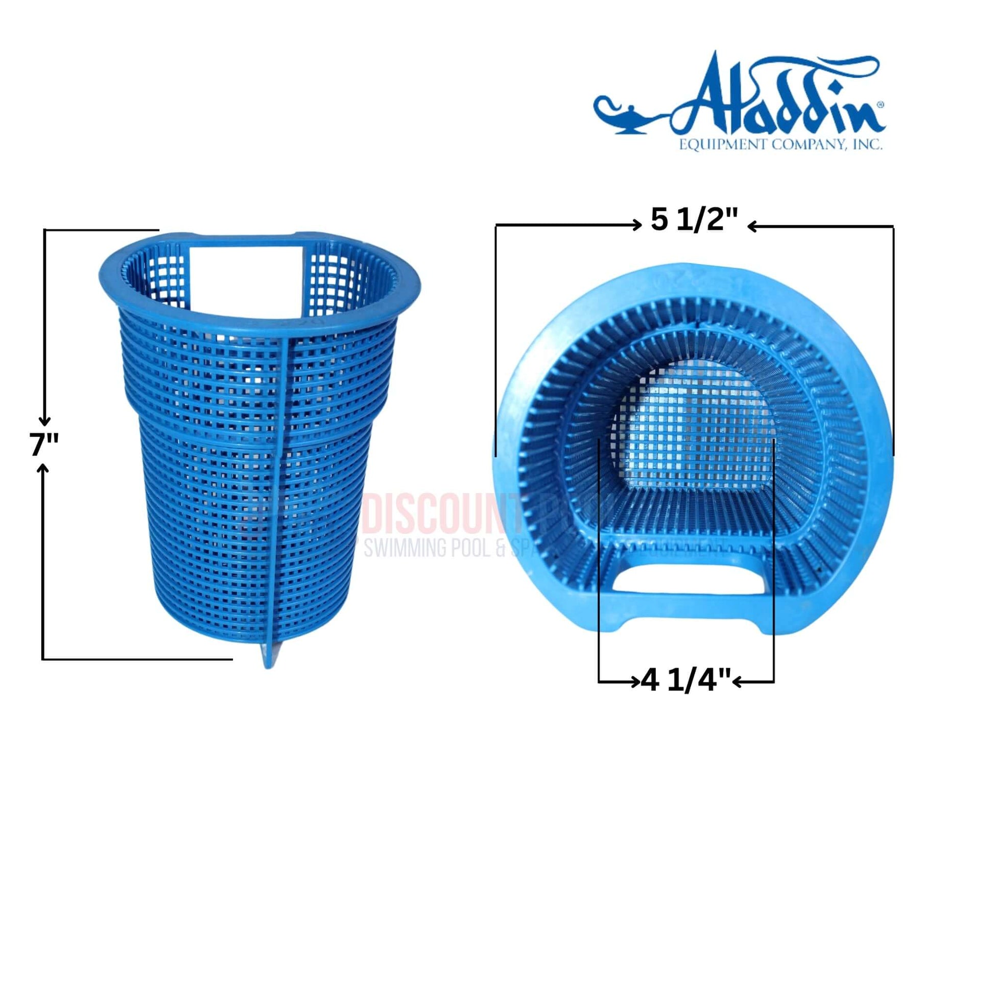 Aladdin B-220 Pump Basket for Hayward Power-Flo Pumps | DPM | 7" height, measures 5.5" and 4.25" diameter, quality strainer.