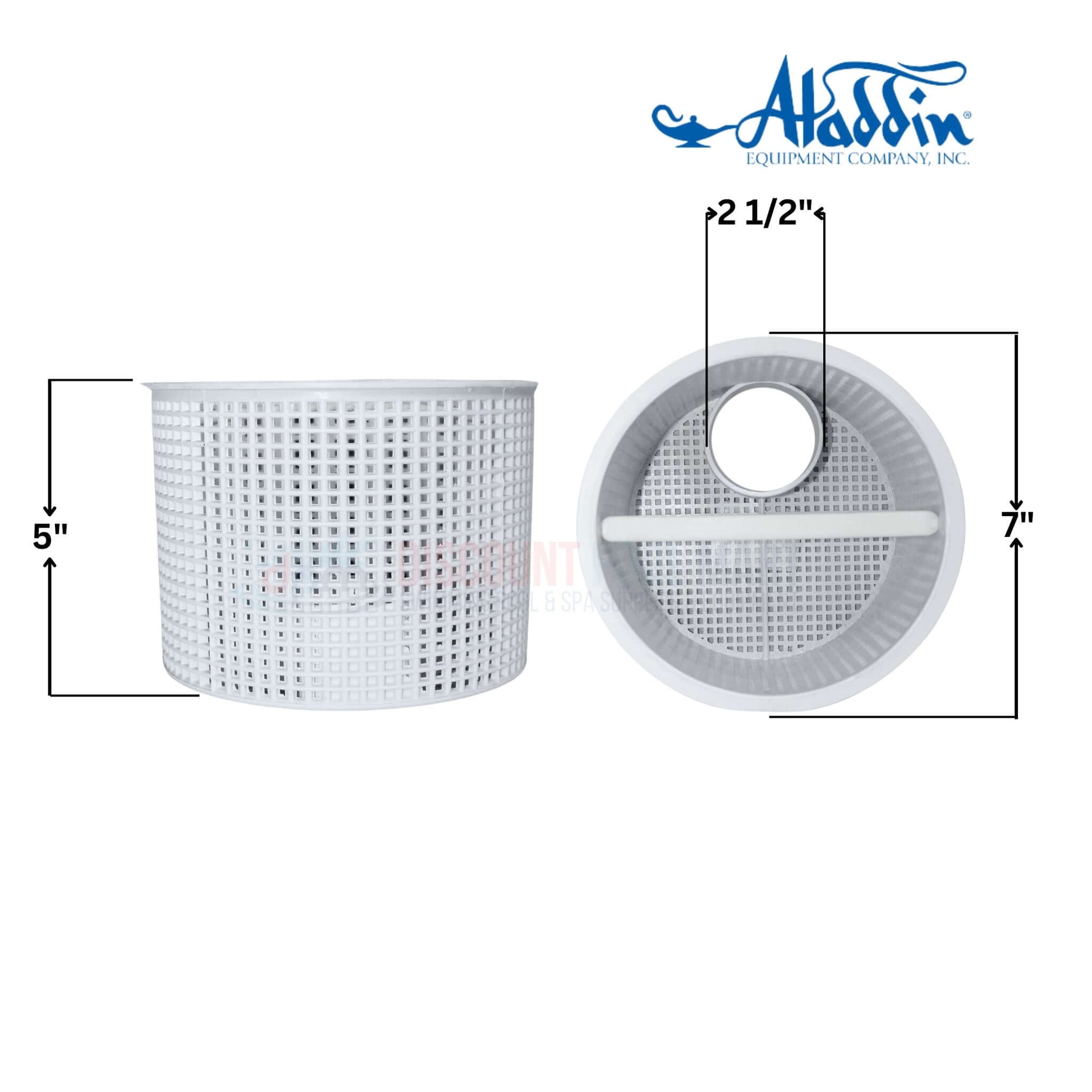 Aladdin Skimmer Basket B-117 for Hayward SP-1080-E, 5" x 7", effective debris capture. Available at Discount Pool Mart DPM.