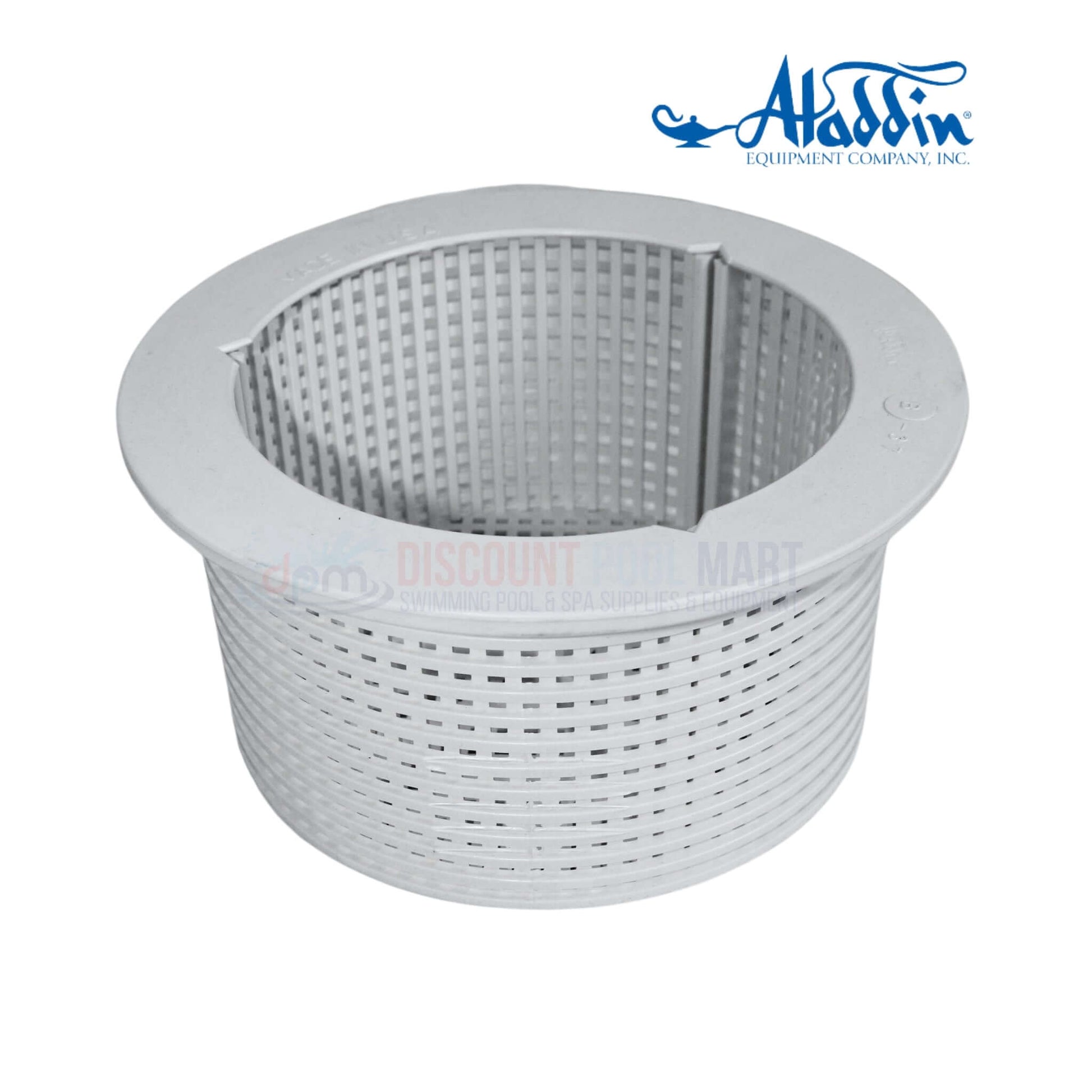 Aladdin Stubby Skimmer Basket B-32 by Discount Pool Mart DPM for optimal pool cleanliness and debris capture.