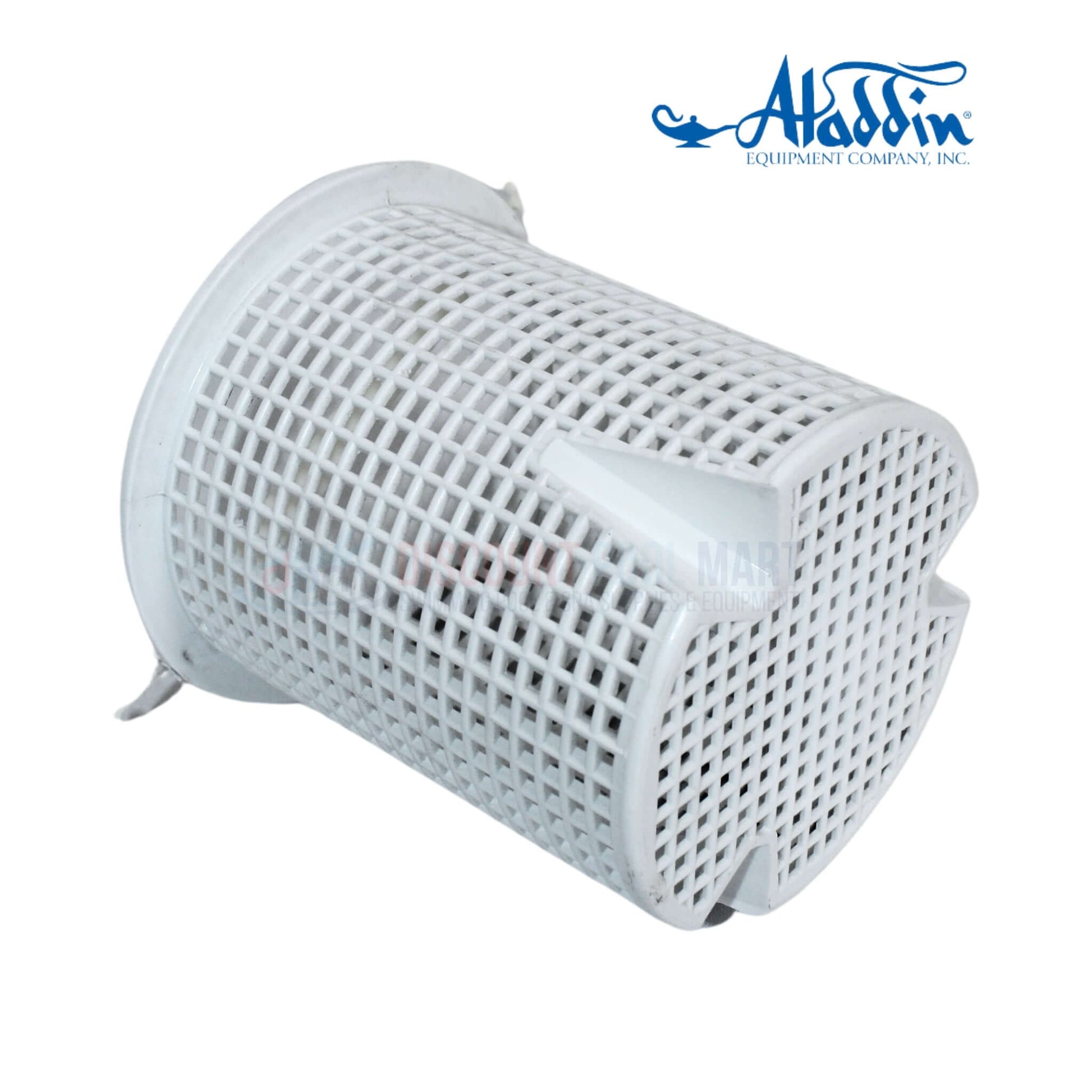 Aladdin Basket Pump Strainer B-184 for Jacuzzi skimmers, available at Discount Pool Mart DPM, traps debris efficiently.