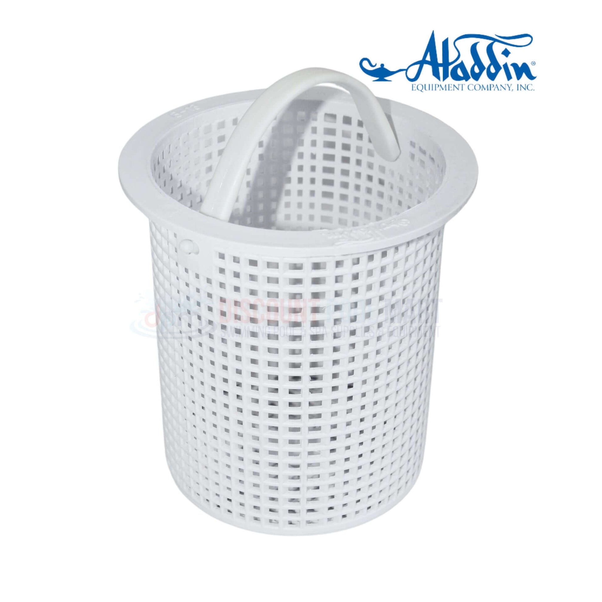 Aladdin B-13 No-Niche Skimmer Basket white plastic design for capturing pool debris | Discount Pool Mart DPM