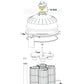 Illustration showing Aladdin O-Ring Kit O-514 for Hayward Filter; compatible with Discount Pool Mart DPM.