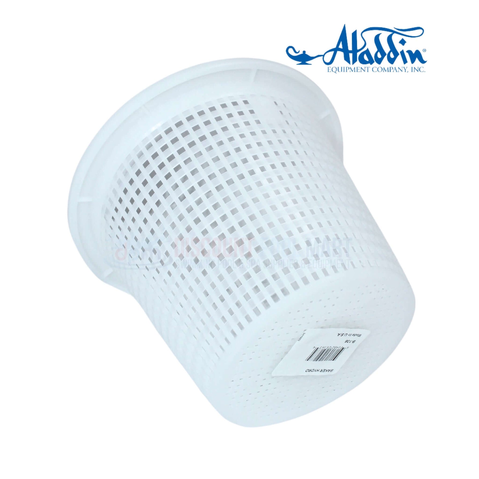 Aladdin B-136 Skimmer Basket from Discount Pool Mart DPM, durable replacement for optimal pool water flow.