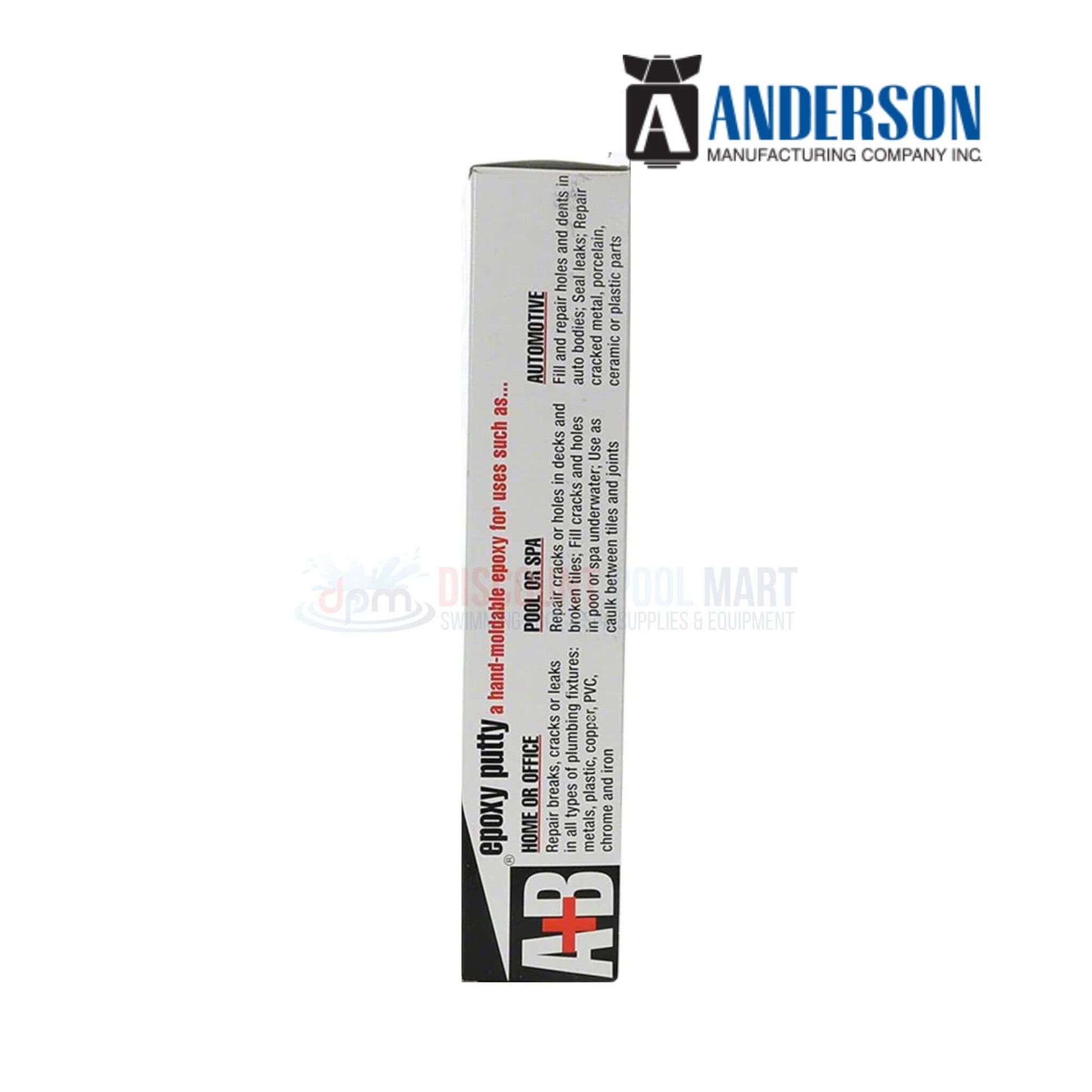 Anderson A+B Epoxy Putty 9904K for pool repairs, 14 oz, available at Discount Pool Mart DPM.