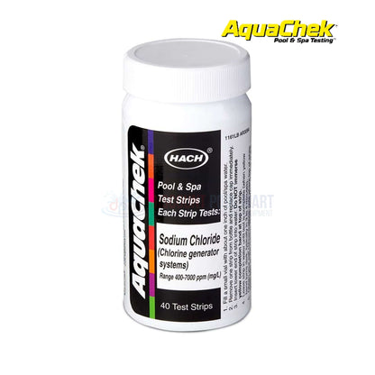 AquaChek White Salt Titrators Test Strips 561161 for salt levels in pool water by Discount Pool Mart DPM.