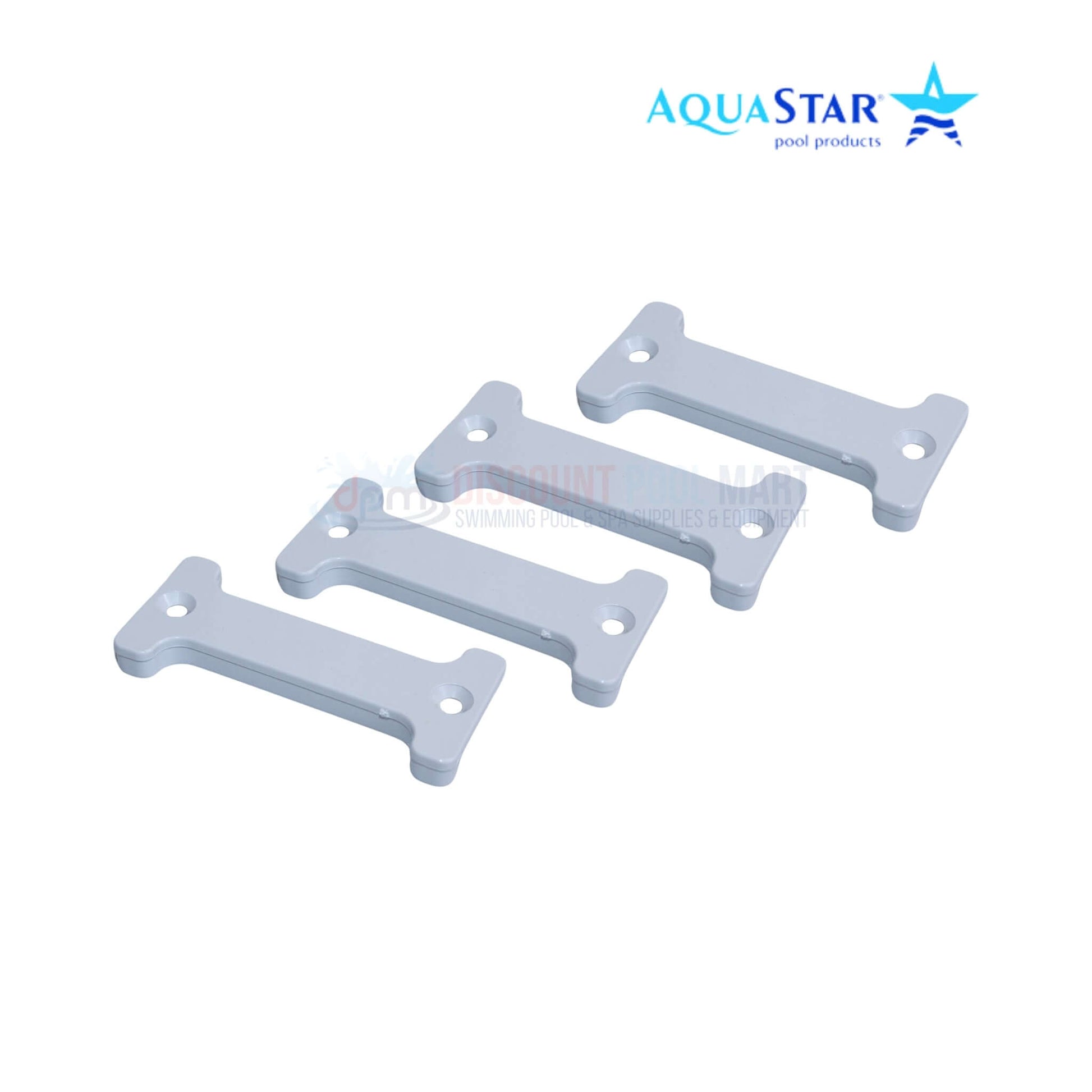 AquaStar Pool Products brackets, four pieces, for AquaStar channel drain installation | Discount Pool Mart DPM