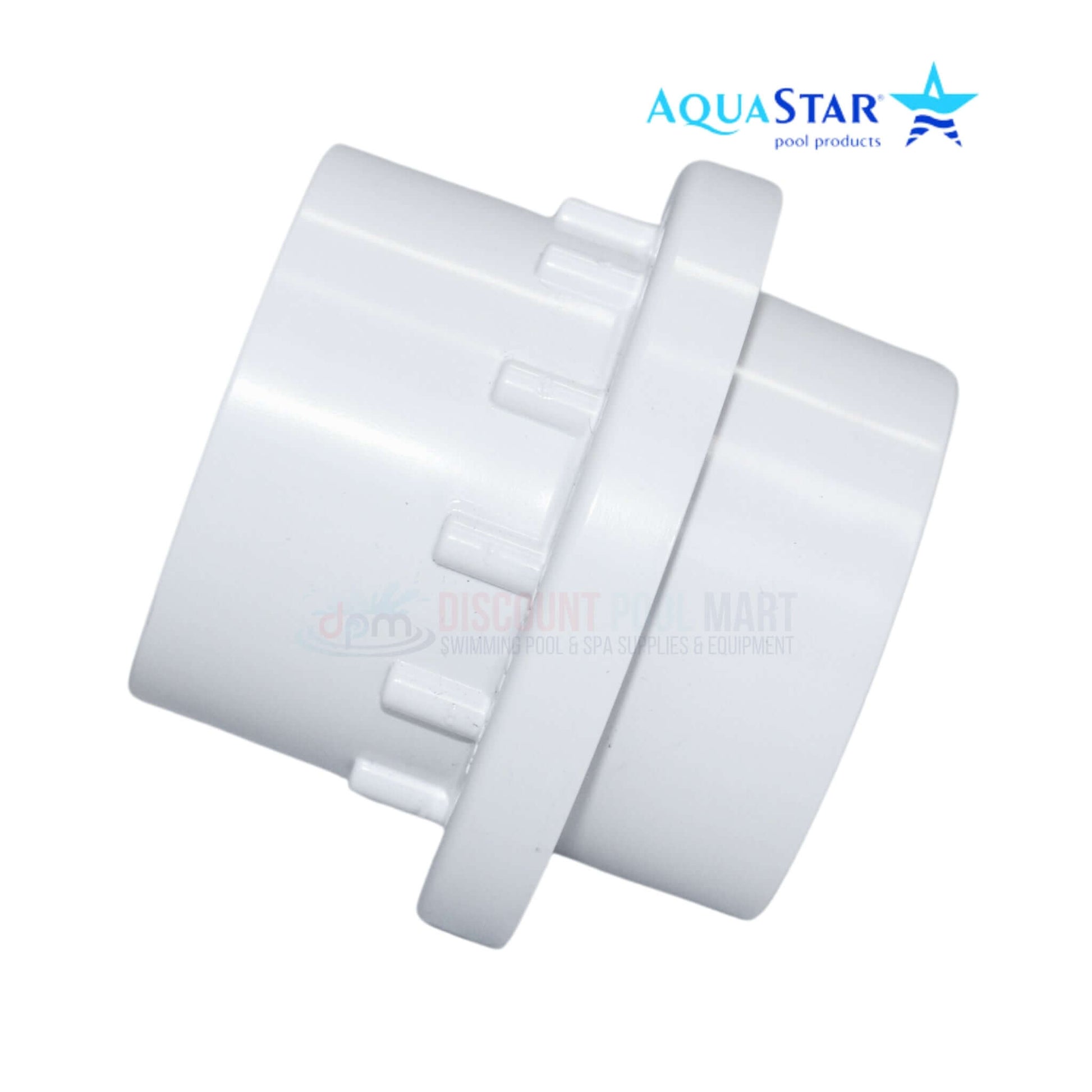 AquaStar Light Niche Return Fitting for 1.5" Pipe by Discount Pool Mart, SKU 3601, durable ABS material.